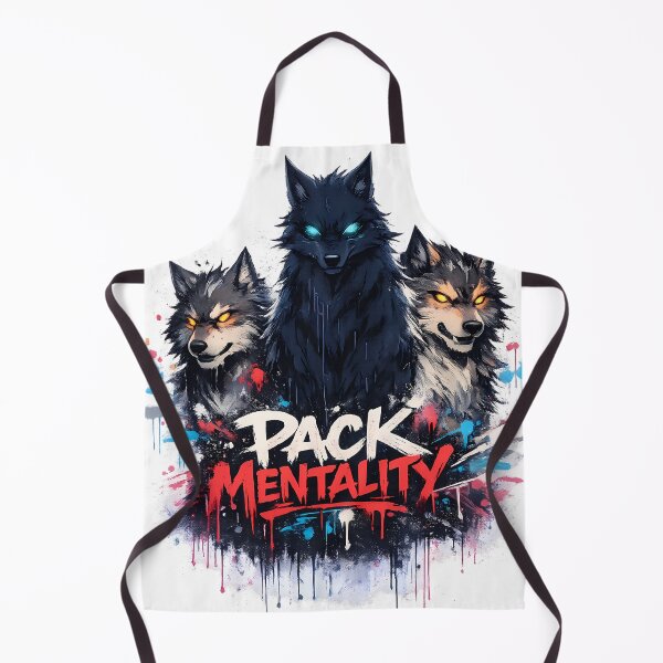 Item preview, Anime Wolf Pack Graffiti Streetwear Pack Mentality Tee designed and sold by etuvibes.