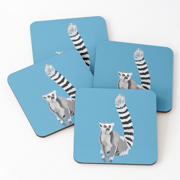 Item preview, R is for Ring-tailed LemurRing-tailed Lemur Illustration – Iconic Primate Art for Wildlife and Nature Lovers designed and sold by PrettylittlepastelUk.