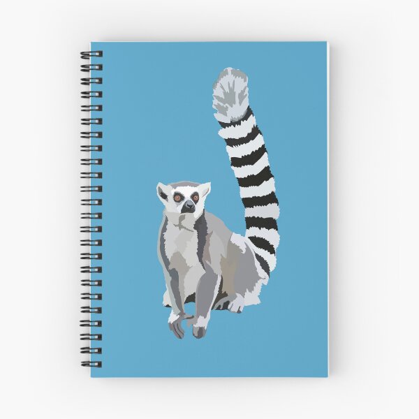 Item preview, R is for Ring-tailed LemurRing-tailed Lemur Illustration – Iconic Primate Art for Wildlife and Nature Lovers designed and sold by PrettylittlepastelUk.