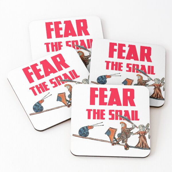 Item preview, Funny Medieval Meme Style Fear the Snail Knights Design for History Humor Fans designed and sold by RickE.