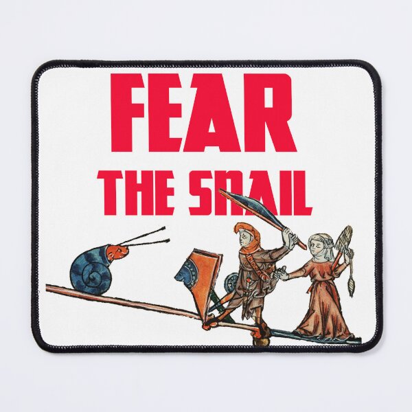 Item preview, Funny Medieval Meme Style Fear the Snail Knights Design for History Humor Fans designed and sold by RickE.