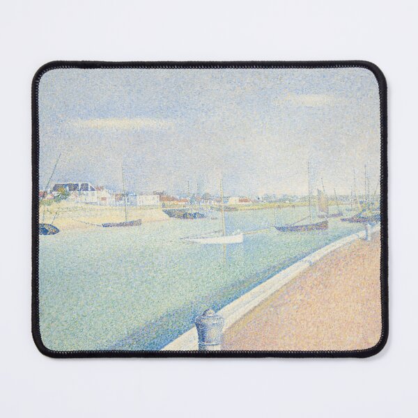 Item preview, The Canal of Gravelines by Georges Seurat: Serene Pointillist Harbor Poster designed and sold by artofuniverse.