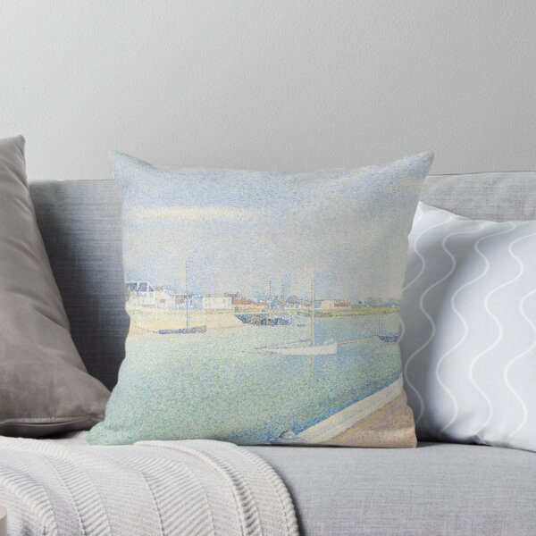 Item preview, The Canal of Gravelines by Georges Seurat: Serene Pointillist Harbor Poster designed and sold by artofuniverse.