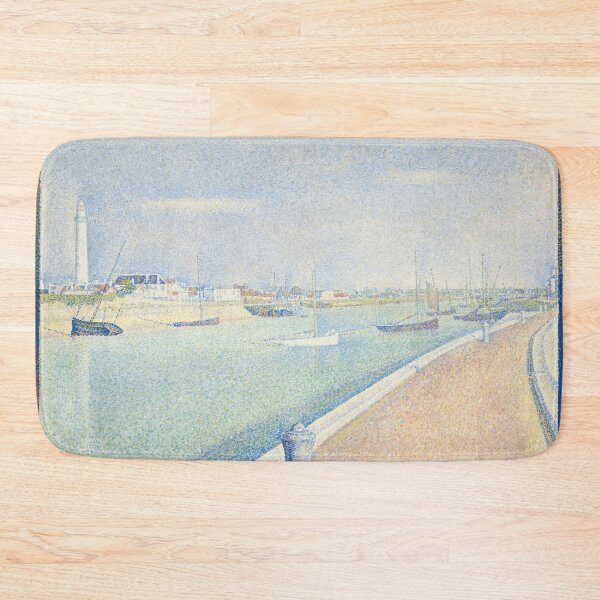 Item preview, The Canal of Gravelines by Georges Seurat: Serene Pointillist Harbor Poster designed and sold by artofuniverse.