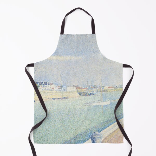 Item preview, The Canal of Gravelines by Georges Seurat: Serene Pointillist Harbor Poster designed and sold by artofuniverse.