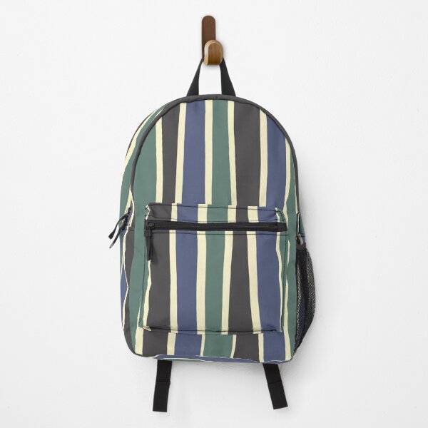 Item preview, Imperfect stripe-Black,green & dark blue color designed and sold by Pattern Pie.