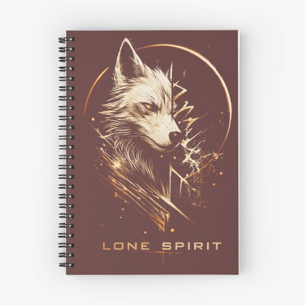 Item preview, Lone Spirit Wolf - Geometric Wolf Design, Minimalist Animal Art. designed and sold by LunaPrintCo.