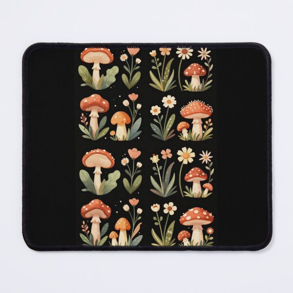 Item preview, Daisies and Mushrooms designed and sold by PatronesKawai.