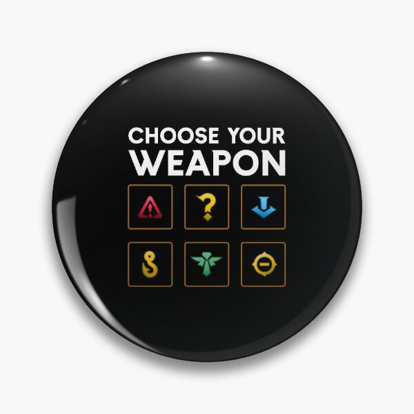 Item preview, Choose Your Weapon - League Ping Parody (White Text) designed and sold by ClownshoesOffic.