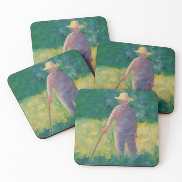 Item preview, The Gardener by Georges Seurat: Neo Impressionist Pointillist Landscape Poster designed and sold by artofuniverse.