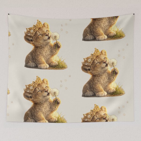 Item preview, Royal Lion Golden Crown. designed and sold by Nika Art Studio.