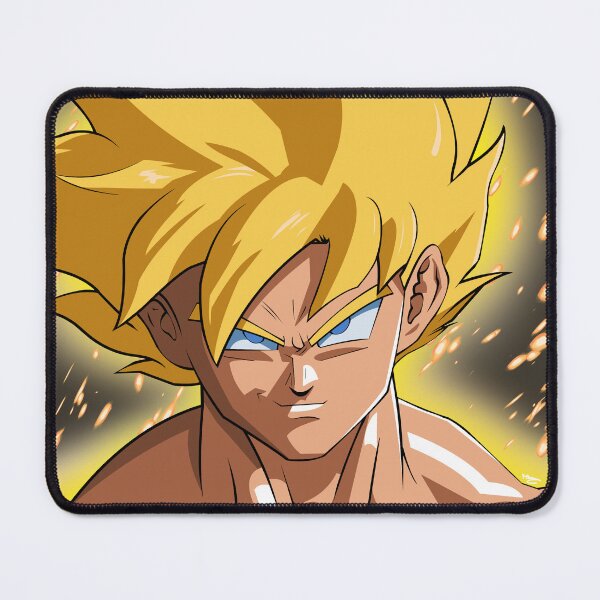 Item preview, Super Saiyan Goku Yellow Aura – Anime Illustration designed and sold by Tomdrawings.