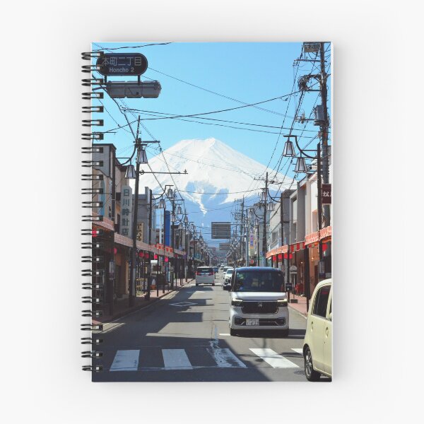 Item preview, Honcho Street Mount Fuji Japan Travel Photography Print designed and sold by ArcanePrintsxo.