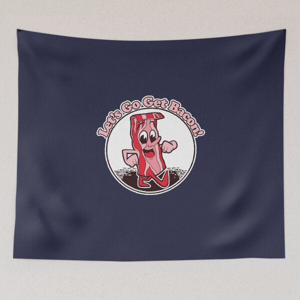 Item preview, Retro Bacon Design "Let's Go Get Bacon!" designed and sold by Ben Sanczel.