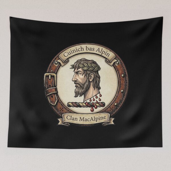 Item preview, Clan MacAlpine Crest designed and sold by BagTown Clans.