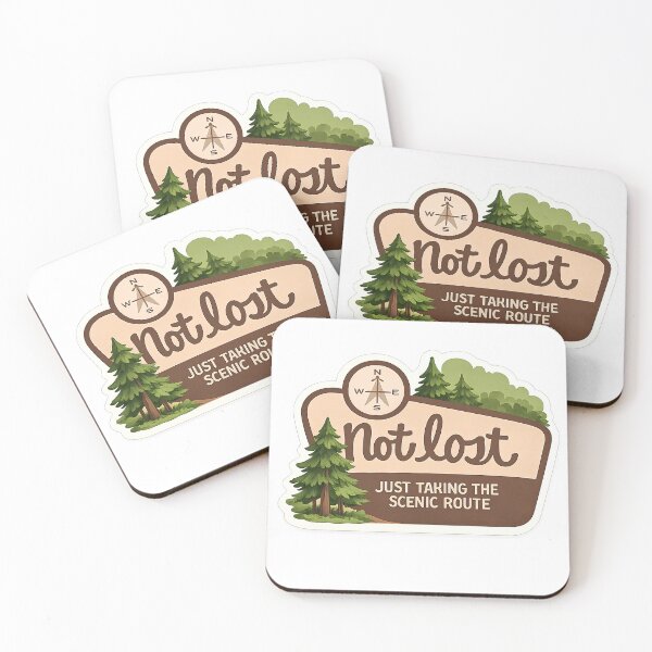 Item preview, Not Lost Just Taking The Scenic Route designed and sold by BeachBreezyVA.