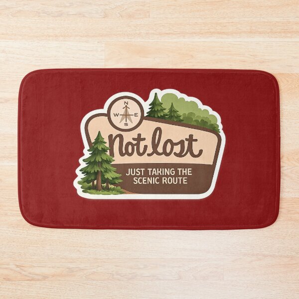 Item preview, Not Lost Just Taking The Scenic Route designed and sold by BeachBreezyVA.