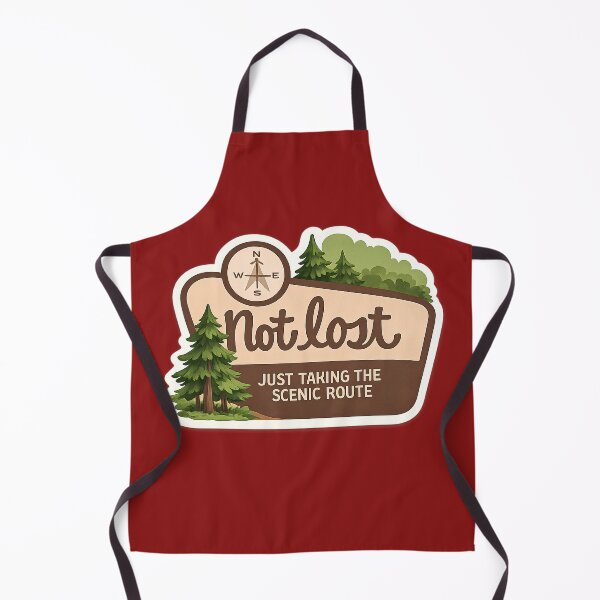 Item preview, Not Lost Just Taking The Scenic Route designed and sold by BeachBreezyVA.