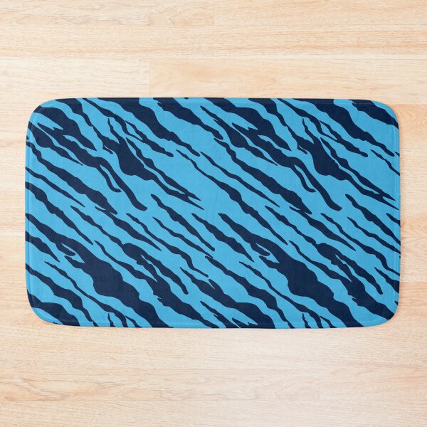 Item preview, Bright Blue Zebra Stripes Pattern - Electric Animal Print. designed and sold by KojourinArt.