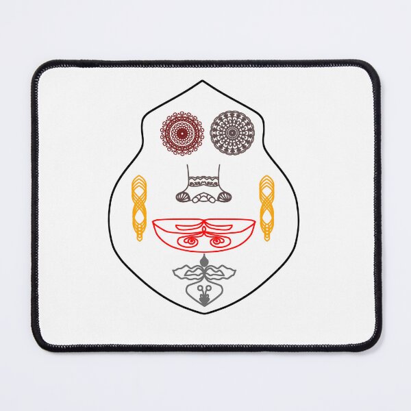 Item preview, "Ornamental Symmetrical Emblem with Geometric Motifs" designed and sold by nighttime1990.