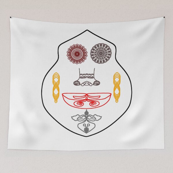Item preview, "Ornamental Symmetrical Emblem with Geometric Motifs" designed and sold by nighttime1990.