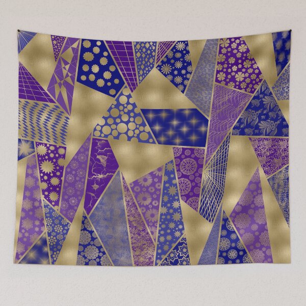 Item preview, Purple and Gold Tangle designed and sold by RuthFurtado.