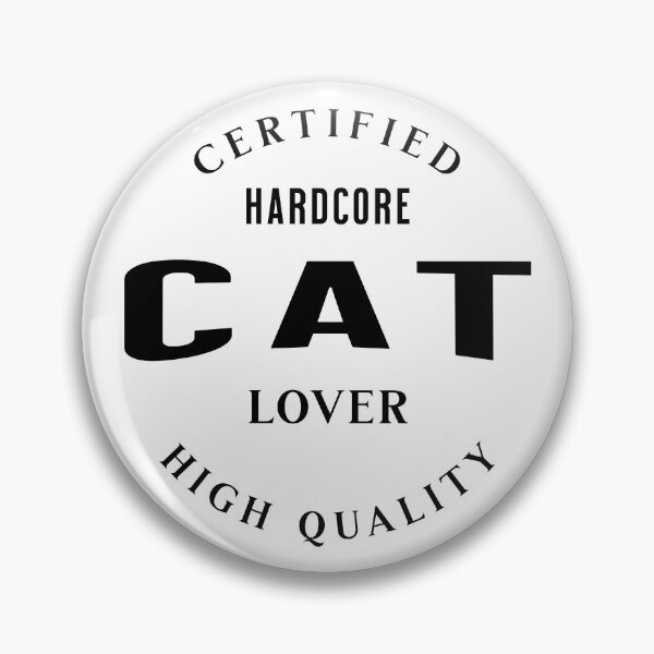 Item preview, Certified Hardcore Cat Lover Funny Cat Lover Gift designed and sold by Patina & Pixel.