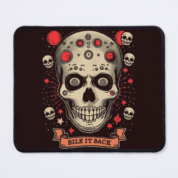 Item preview, Bile it Back - Illustration Skull Vintage Style Tatouage Gothique designed and sold by Abdennaim.