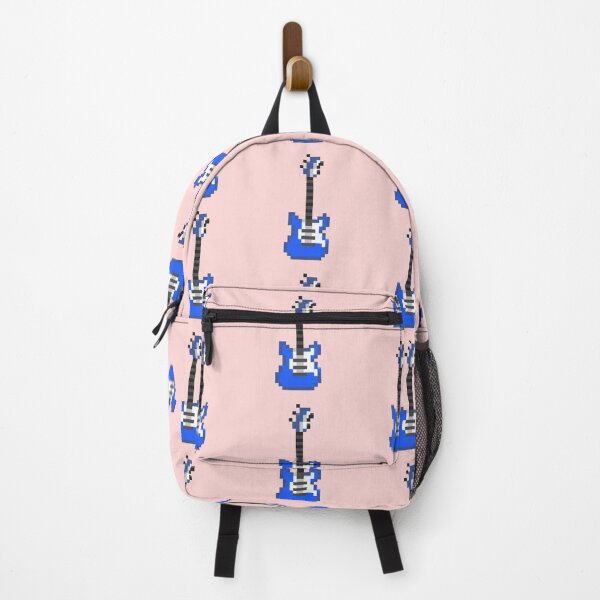 Item preview, Small Pixel Blocks on a Guitar (blue) designed and sold by ZERO-MIND.