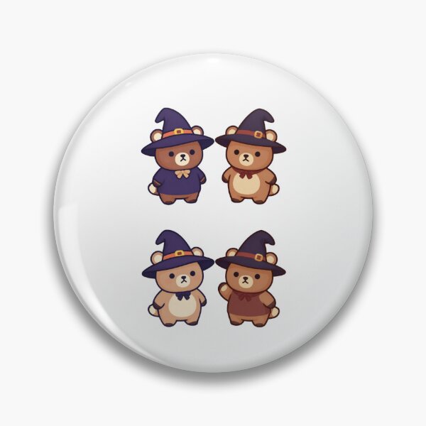 Item preview, Little witch teddy bears designed and sold by PatronesKawai.