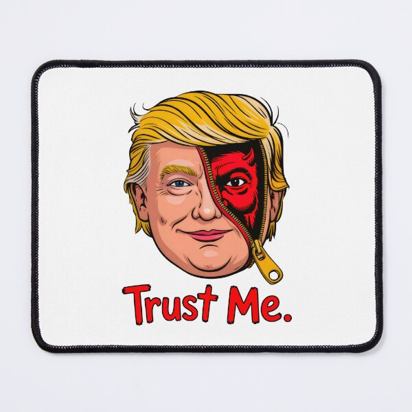 Item preview,  Trust Me Two Faced Zipper Reveal Political Satire designed and sold by EthosWear.