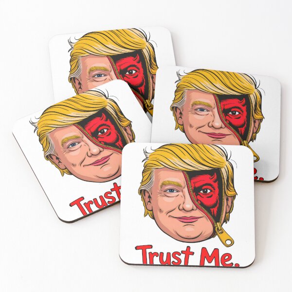 Item preview,  Trust Me Two Faced Zipper Reveal Political Satire designed and sold by EthosWear.