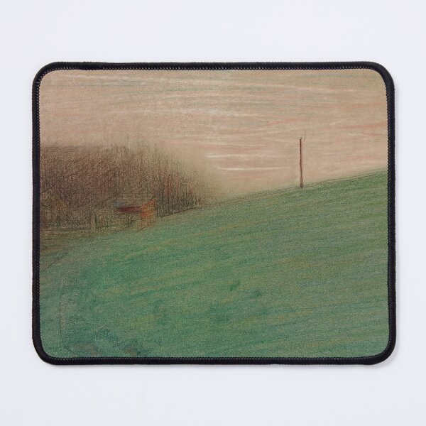 Item preview, The Meadow by Georges Seurat: Minimalist Neo Impressionist Landscape Poster designed and sold by artofuniverse.