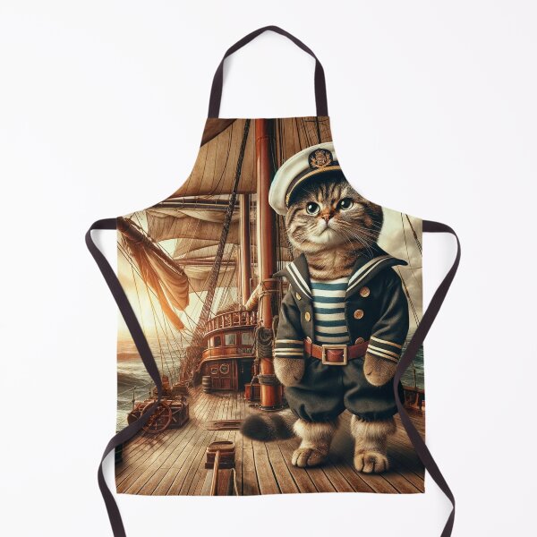 Item preview, Sailor Cat: Master of the High Seas designed and sold by catontheroof.