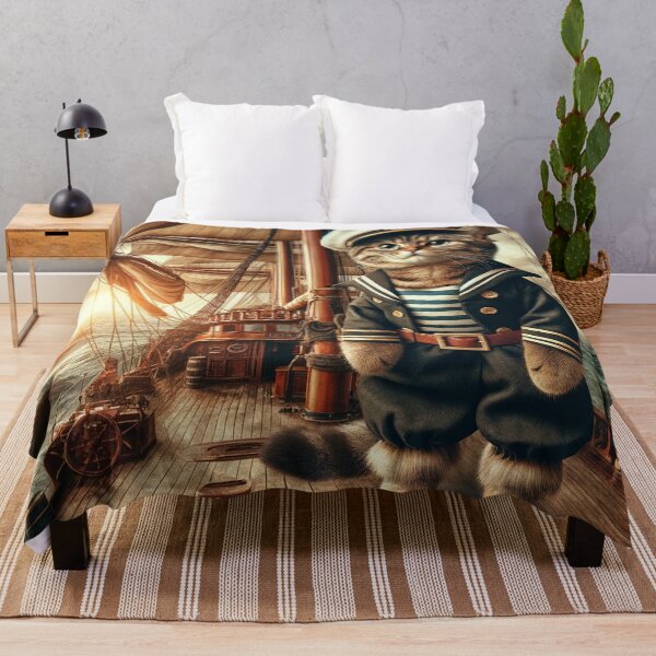 Item preview, Sailor Cat: Master of the High Seas designed and sold by catontheroof.