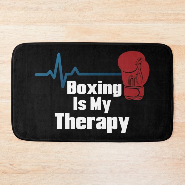 Item preview, Boxing Is My Therapy - Funny Boxer EKG Pulse Heartbeat Fighter Design designed and sold by OuSfian1.
