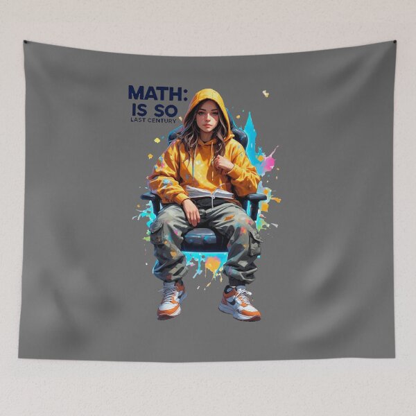 Item preview, SCHOOL OFFLINE | Math: Is so Last Century | Cyber Rebel - Girl No.2 designed and sold by Shift-Bloom.