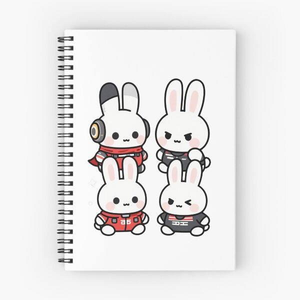 Item preview, Daytona Racing Bunnies designed and sold by PatronesKawai.