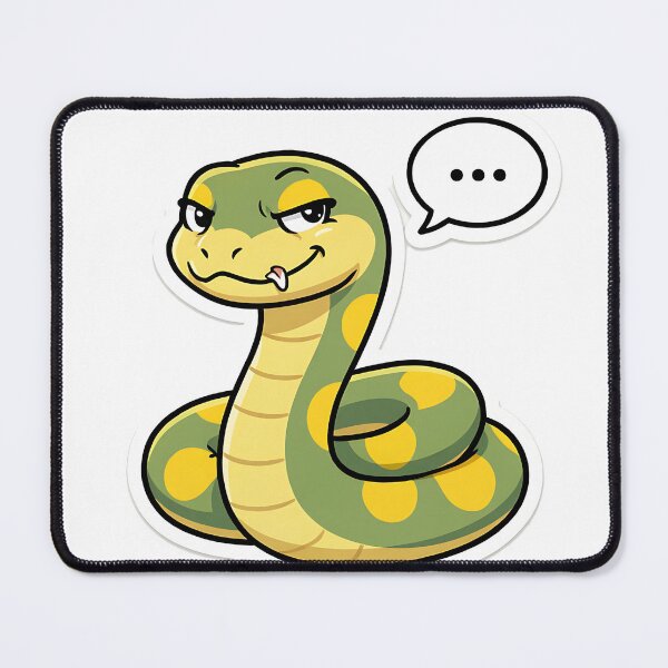 Item preview, Sarcastic Snake Side Eye Meme Art designed and sold by eikulabs.