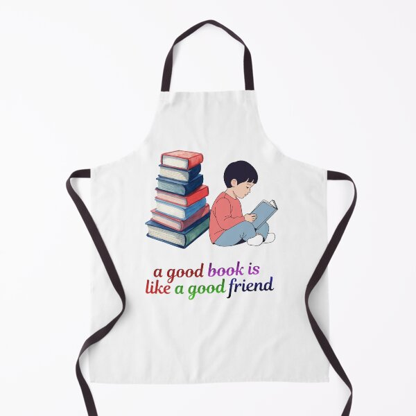 Item preview, A Good Book Is Like A Good Friend. designed and sold by Dinasshop.