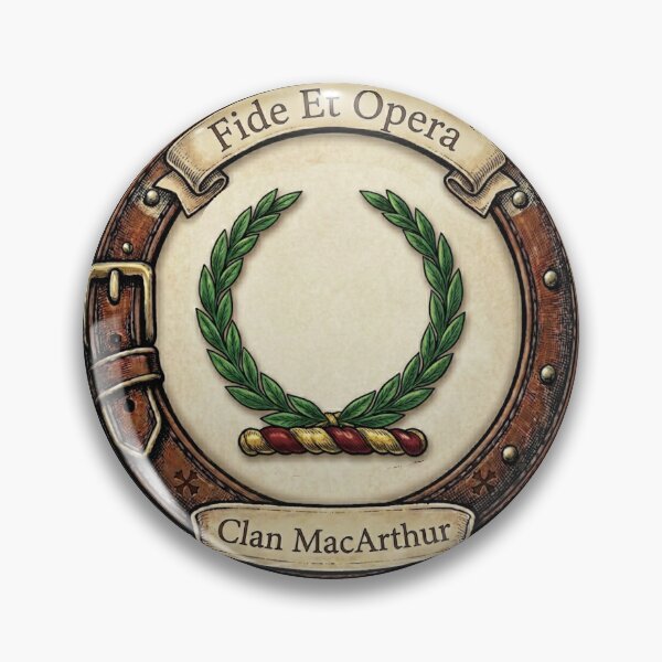 Item preview, Clan MacArthur Crest designed and sold by BagTown Clans.