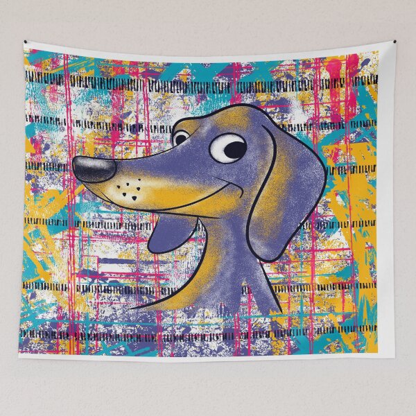 Item preview, Happy Dachshund designed and sold by IvysCreativityHouse.
