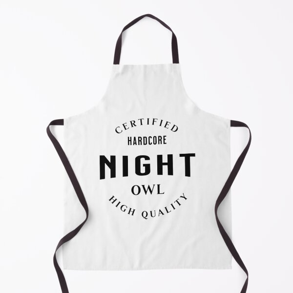 Item preview, Certified Hardcore Night Owl Funny Late Night Gift designed and sold by Patina & Pixel.