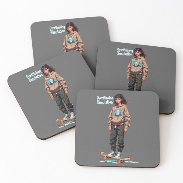 Item preview, SCHOOL OFFLINE | Overthinking | Cyber Rebel - Girl No.2 designed and sold by Shift-Bloom.