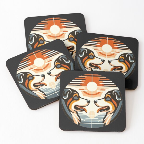 Item preview, Face to Face – Retro Dog Art designed and sold by PurrfectWhisper.
