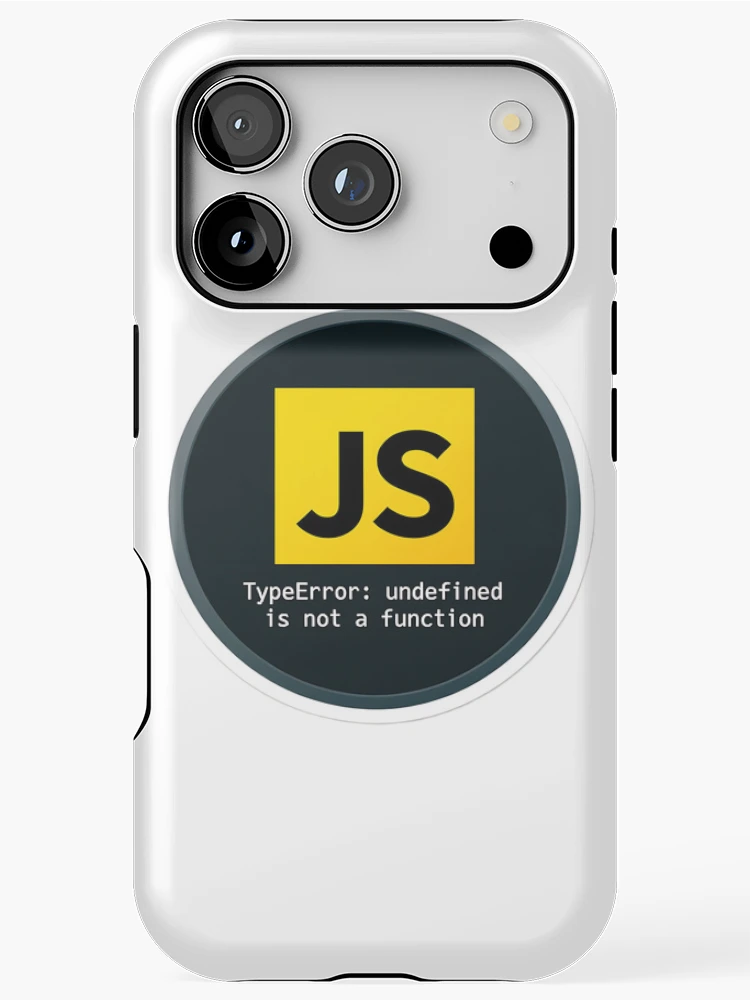 Thumbnail 1 of 4, iPhone Case, JavaScript TypeError Undefined Developer Humor designed and sold by eikulabs.
