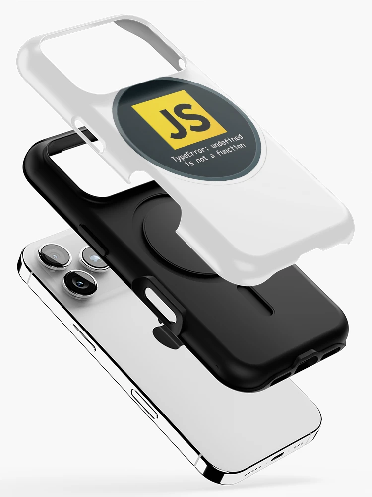 Thumbnail 2 of 4, iPhone Case, JavaScript TypeError Undefined Developer Humor designed and sold by eikulabs.