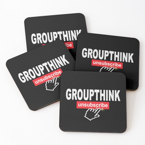Item preview, Groupthink Unsubscribe designed and sold by Rosemarie Guieb Designs.