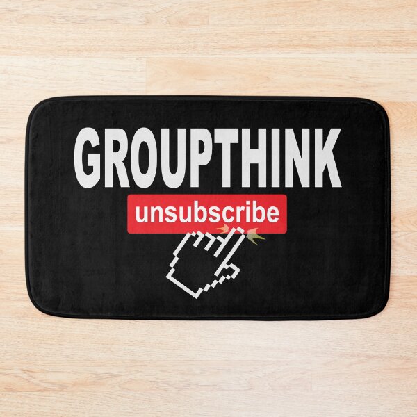 Item preview, Groupthink Unsubscribe designed and sold by Rosemarie Guieb Designs.