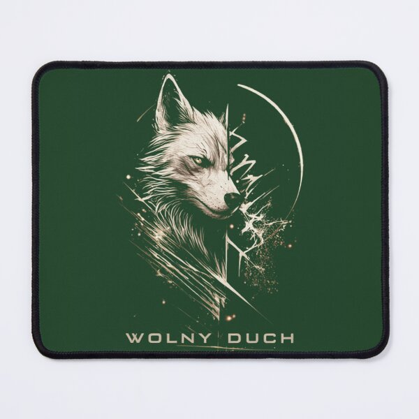 Item preview, Wolny Duch Wolf - Geometric Wolf Design, Polish "Free Spirit" Minimalist Animal Art. designed and sold by LunaPrintCo.